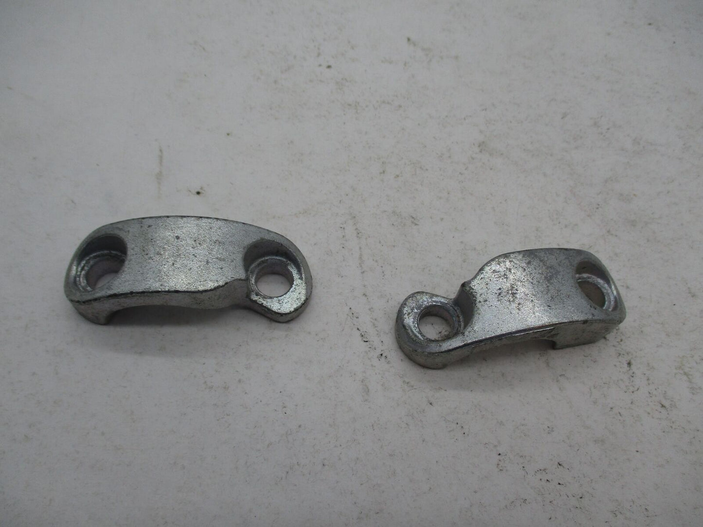Lot of 2 Harley Davidson Same Side Handlebar Riser Clamps Straps Touring Models