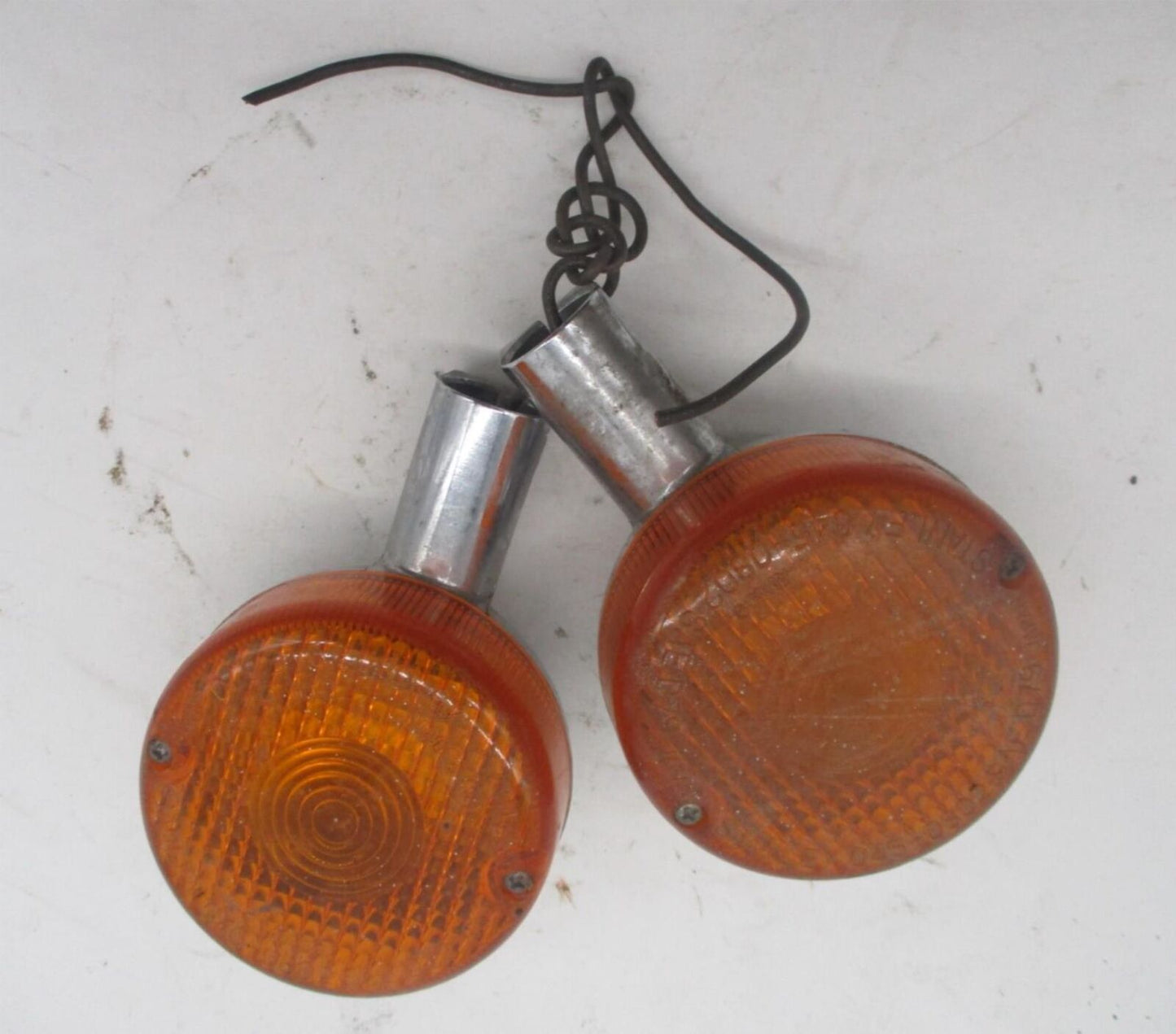 Pair of Honda Gold Wing Touring Round 1977 Turn Signals