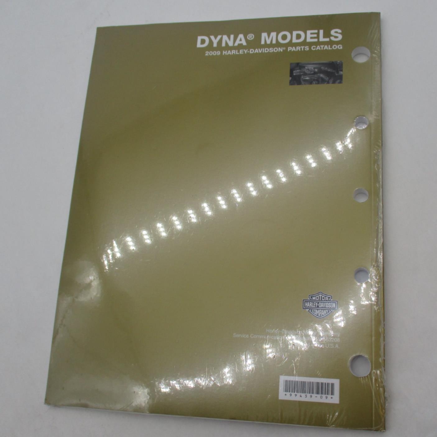Harley Davidson Offical Factory 2009 Dyna Models Parts Catalog 99439-09