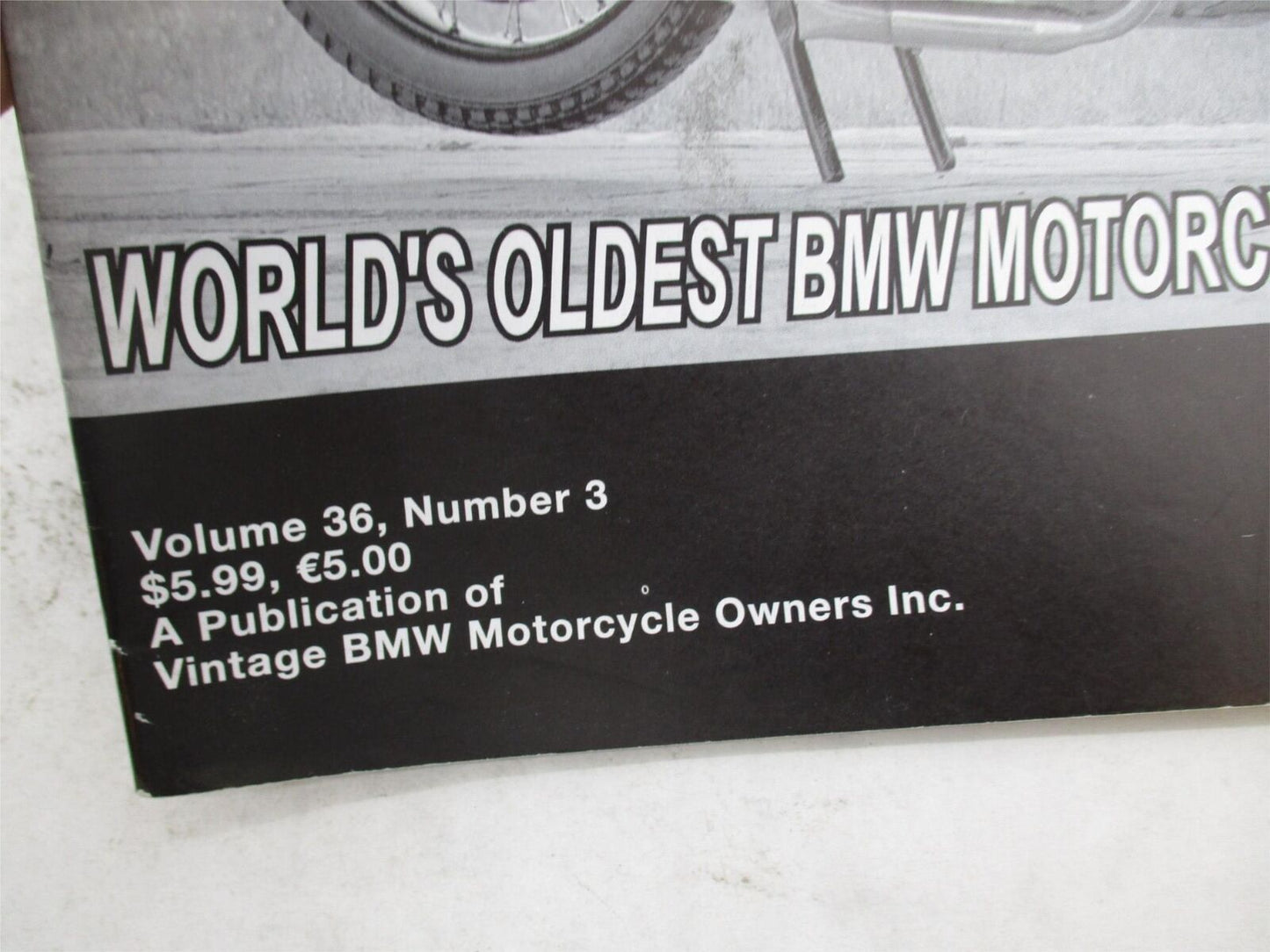 Lot of 3 The Vintage BMW Bulletin Motorcycle Magazine Volume 36