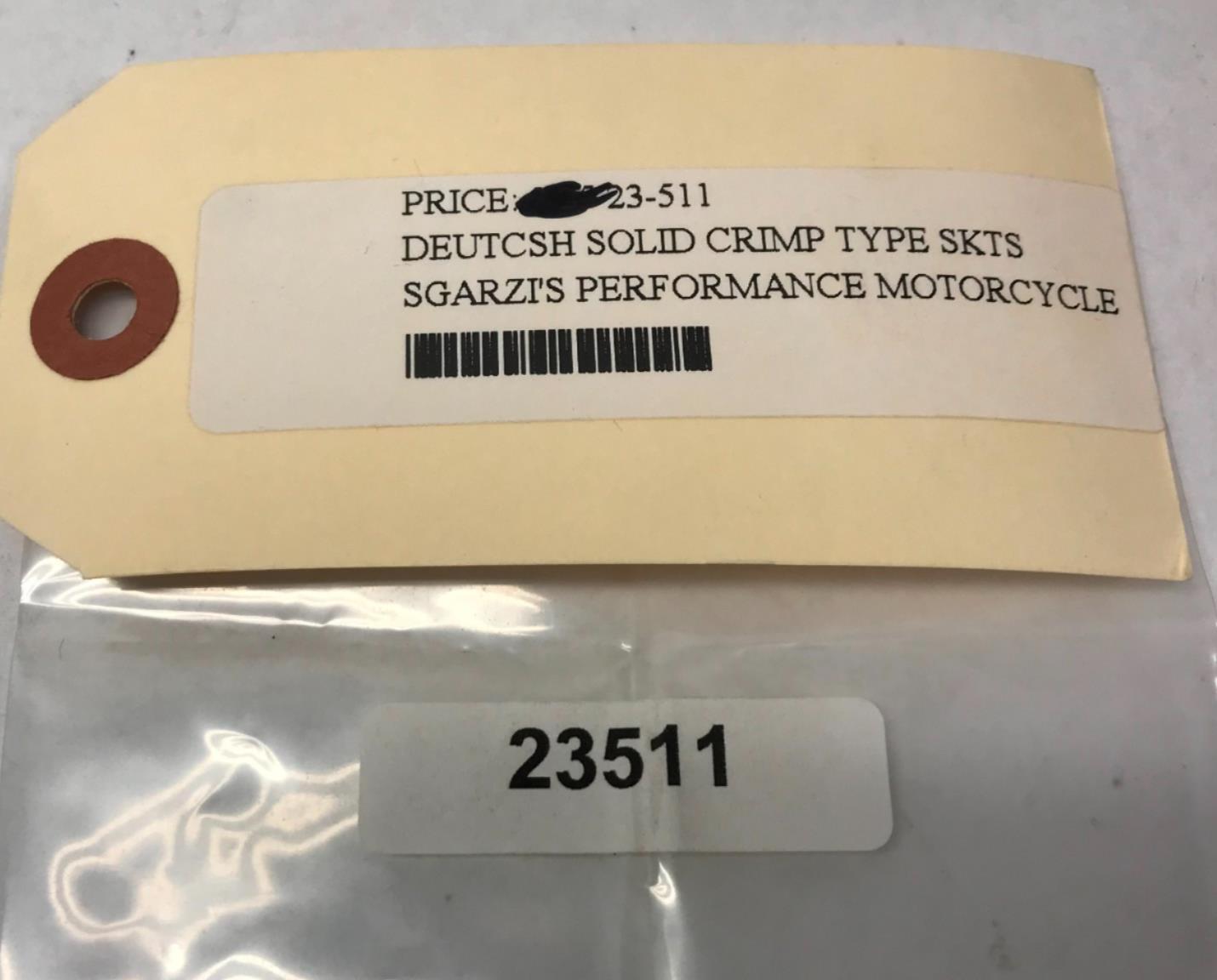 Lot (10) Deutcsh Solid Crimp Type Skts