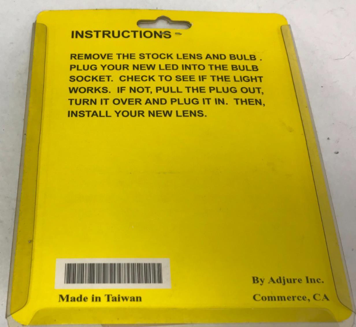 Adjure Led Light Fender Tip Light 1980-Later Harley