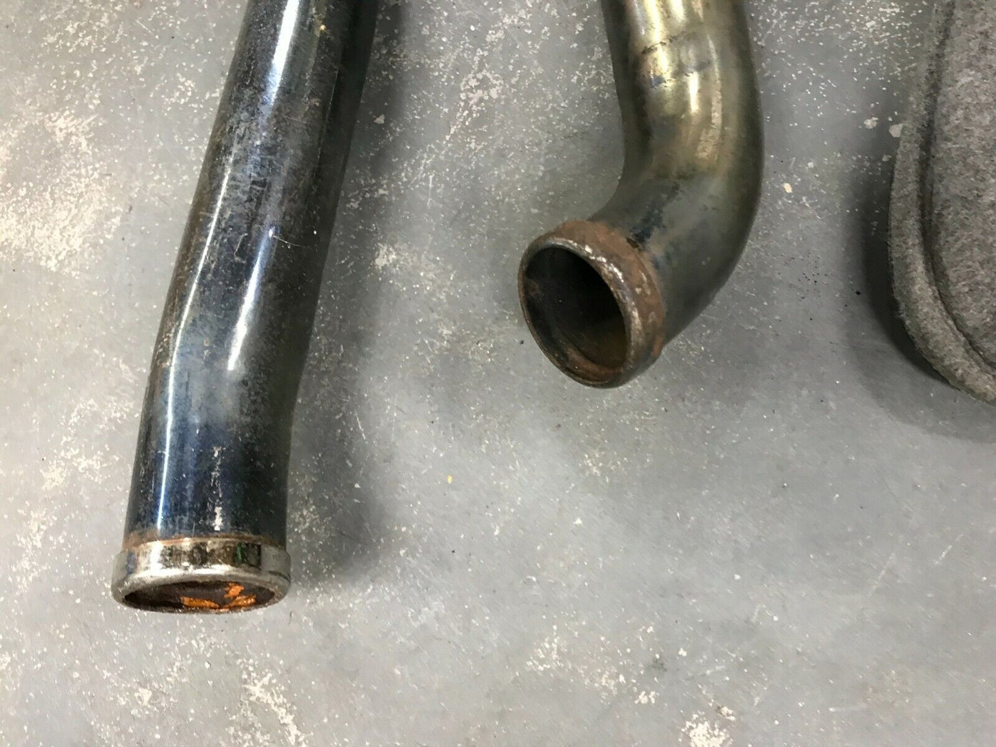 Harley Ironhead sportster Shovelhead 1 ¾” slash cut Straight exhaust drag pipes