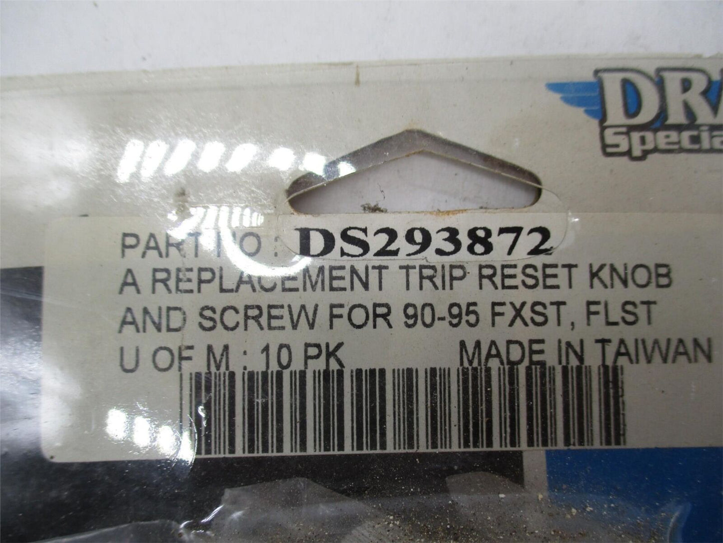 Lot of 7 Harley Davidson 90-95 FXST FLST Chrome Trip Reset Knob & Screw DS293872