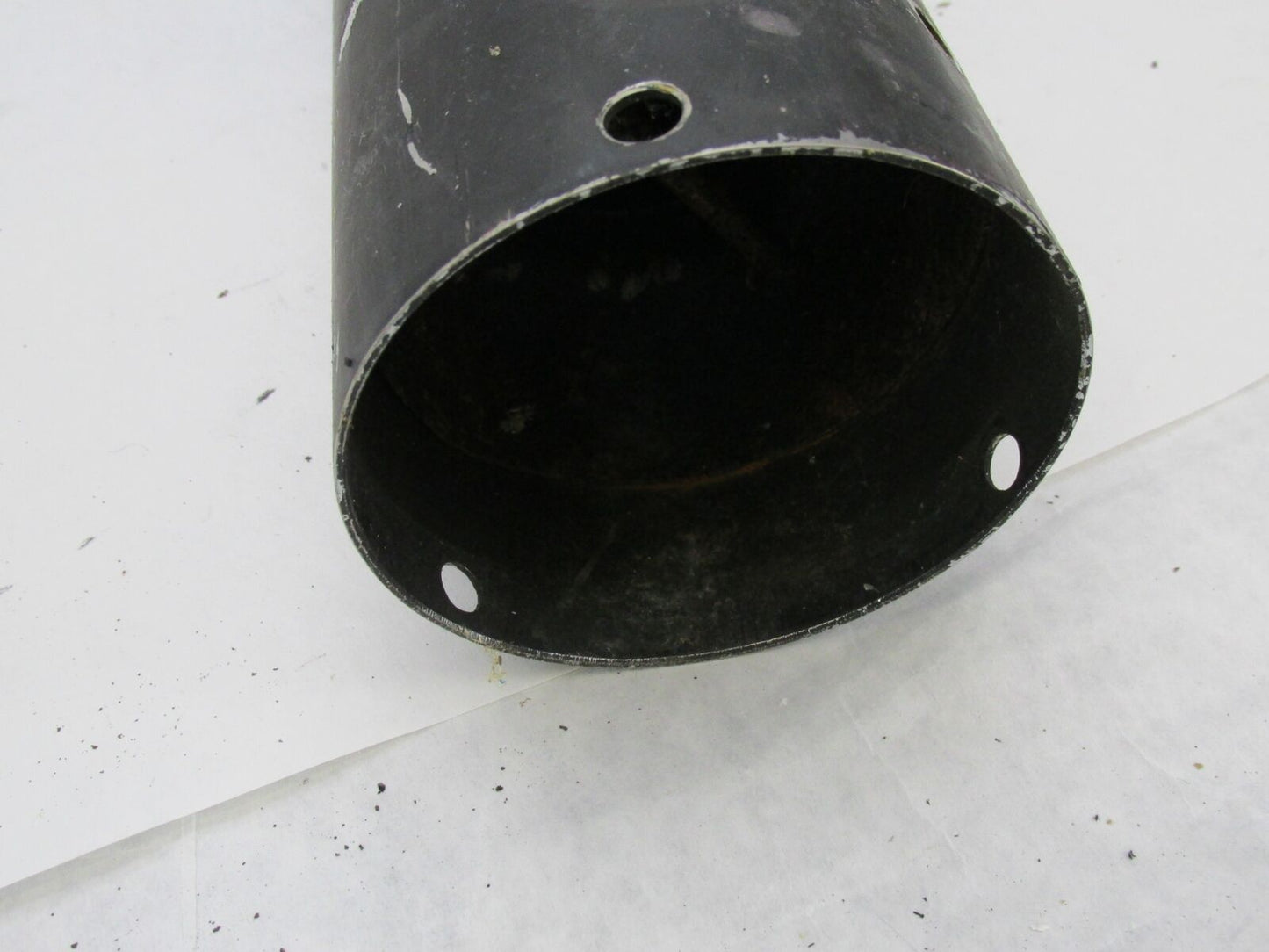 Pair of Harley Davidson Touring Black Painted Exhaust Mufflers 26.5" x 4"
