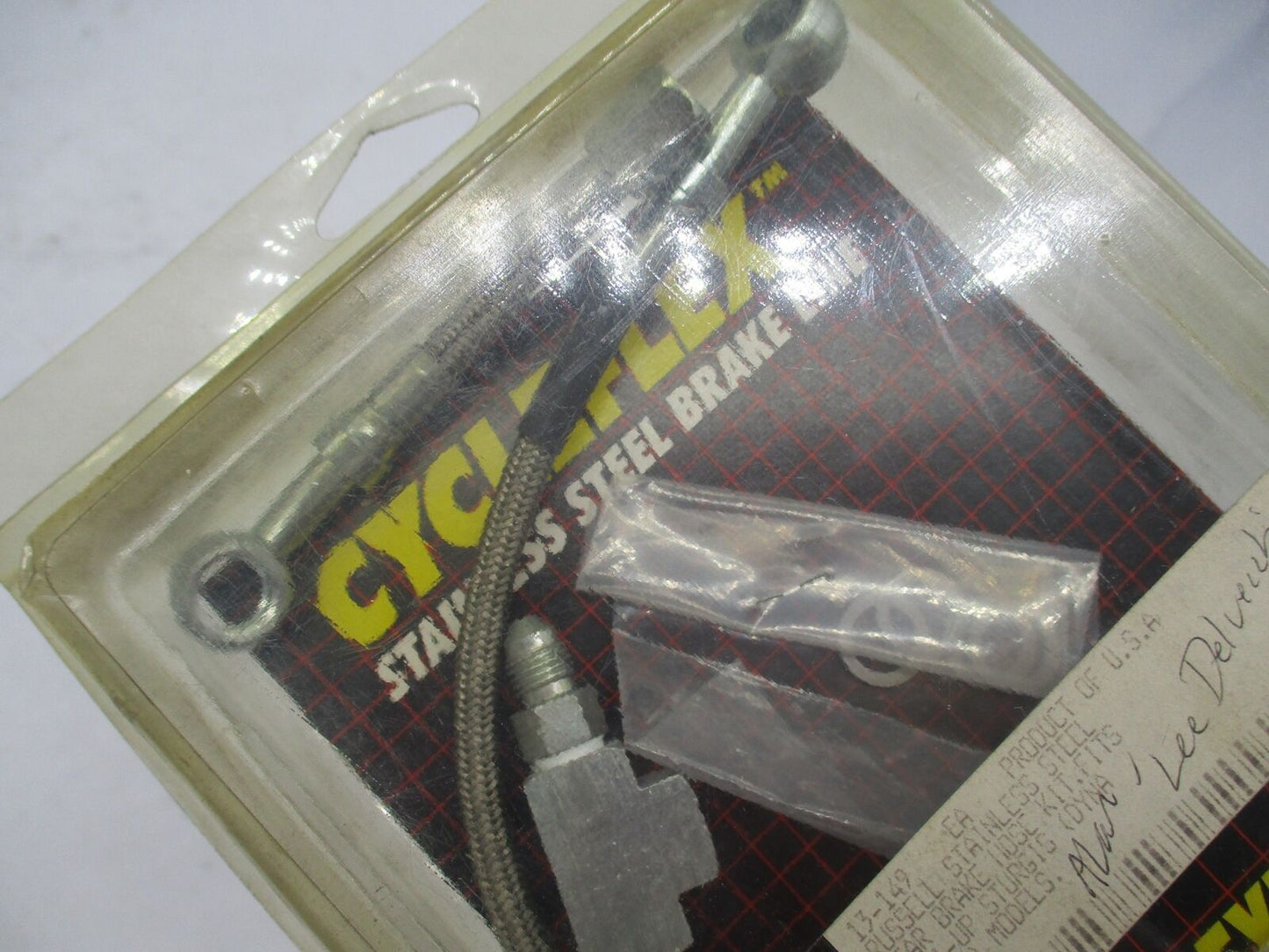 Harley Sturgis Dyna Cycle Flex Stainless Steel Rear Brake Hose Kit 13-149