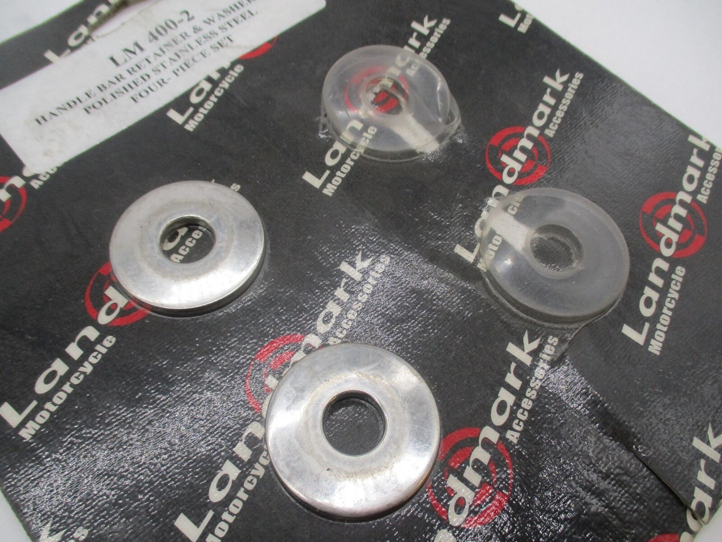 Landmark Motorcycle Accessories Harley Handle Bar Retainer & Washer Kit LM400-2