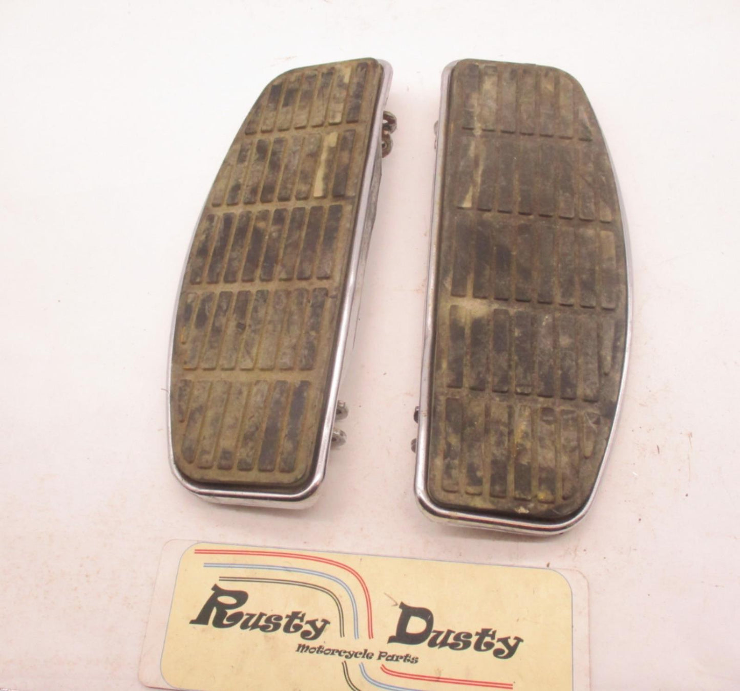 Pair Harley Davidson Touring Highway Driver Floorboards Foot Rests Boards