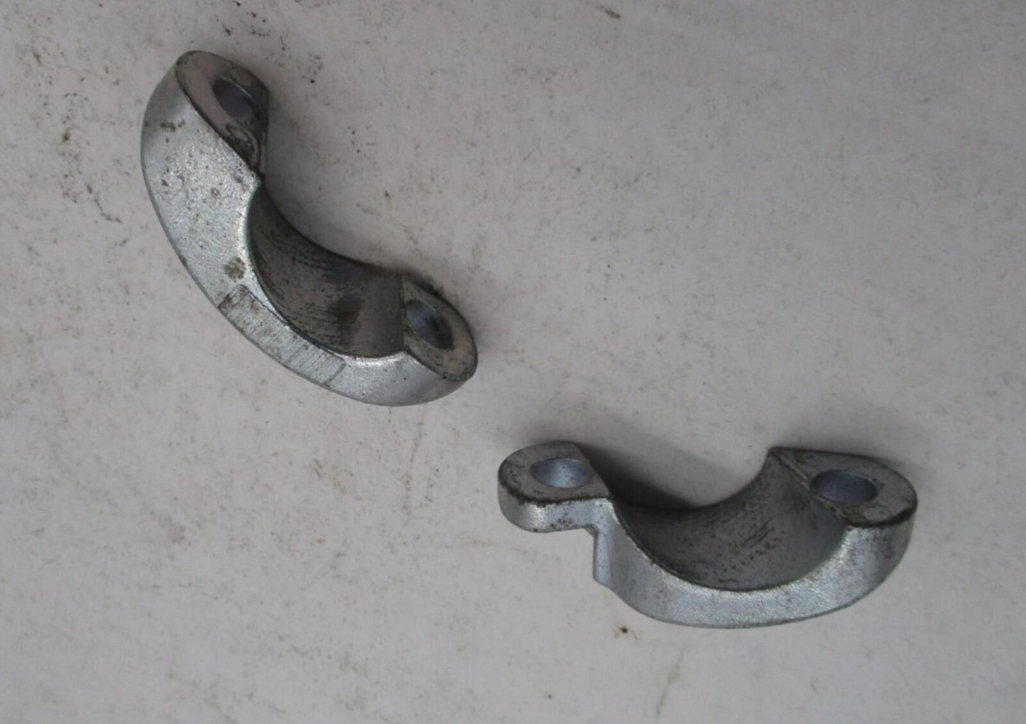 Lot of 2 Harley Davidson Same Side Handlebar Riser Clamps Straps Touring Models