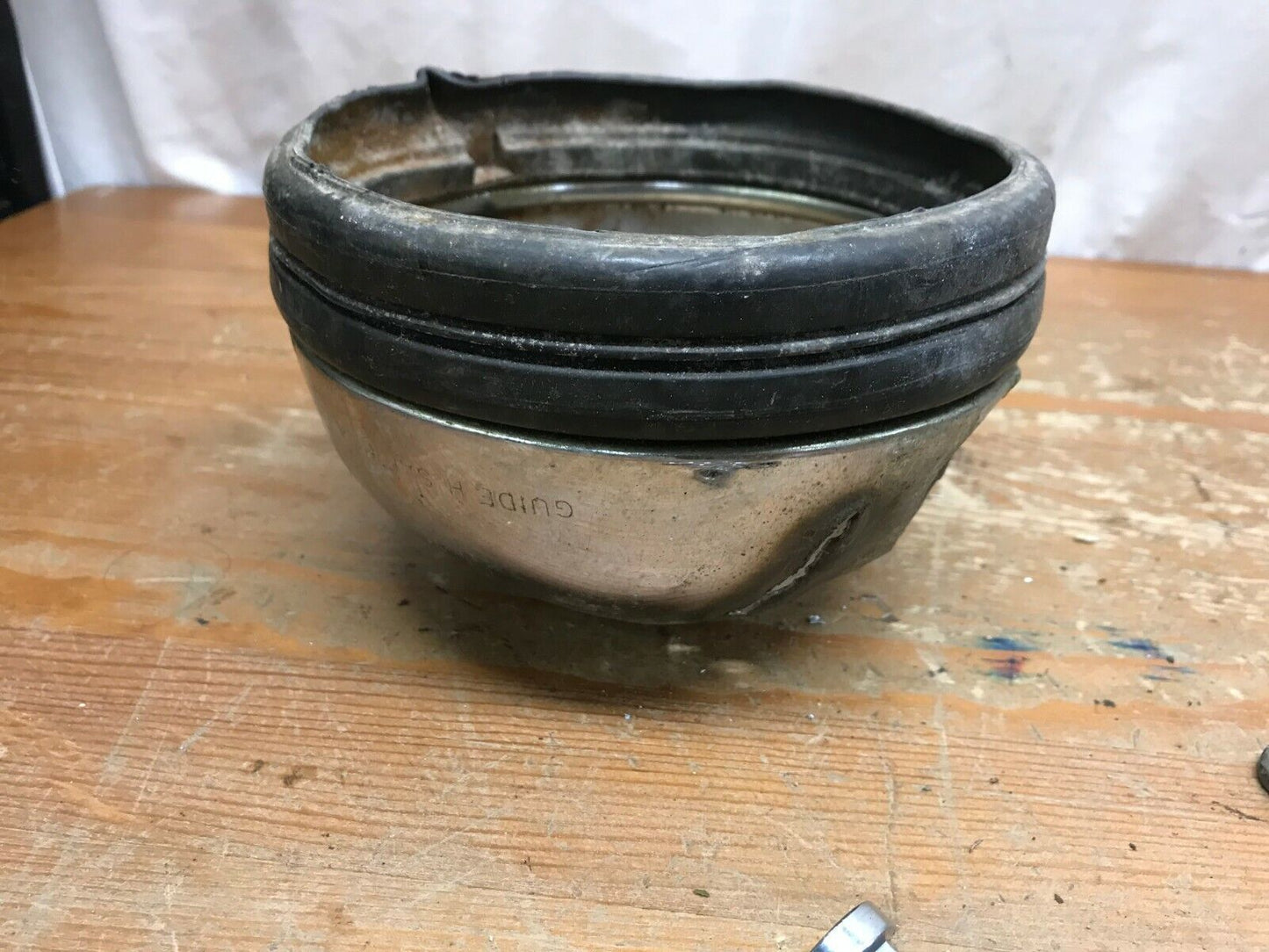 Vintage Harley Shovelhead Ironhead Chopper Guide Headlight Headlamp Bucket