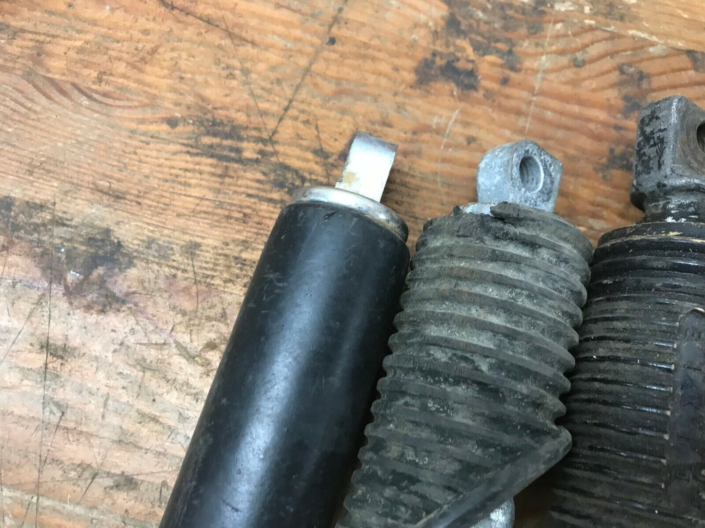 Lot of Harley Flathead Shovelhead Ironhead Foot Pegs Rests round Rubber