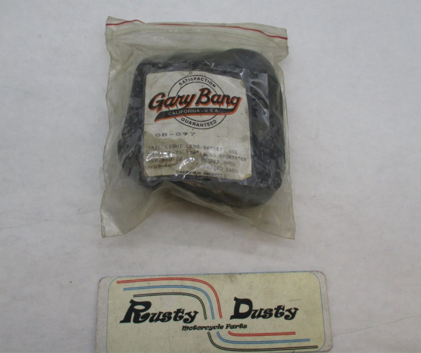 Lot of 10 Harley Davidson 55-71 74" Gary Bang Taillight Lens Gaskets 68122-55