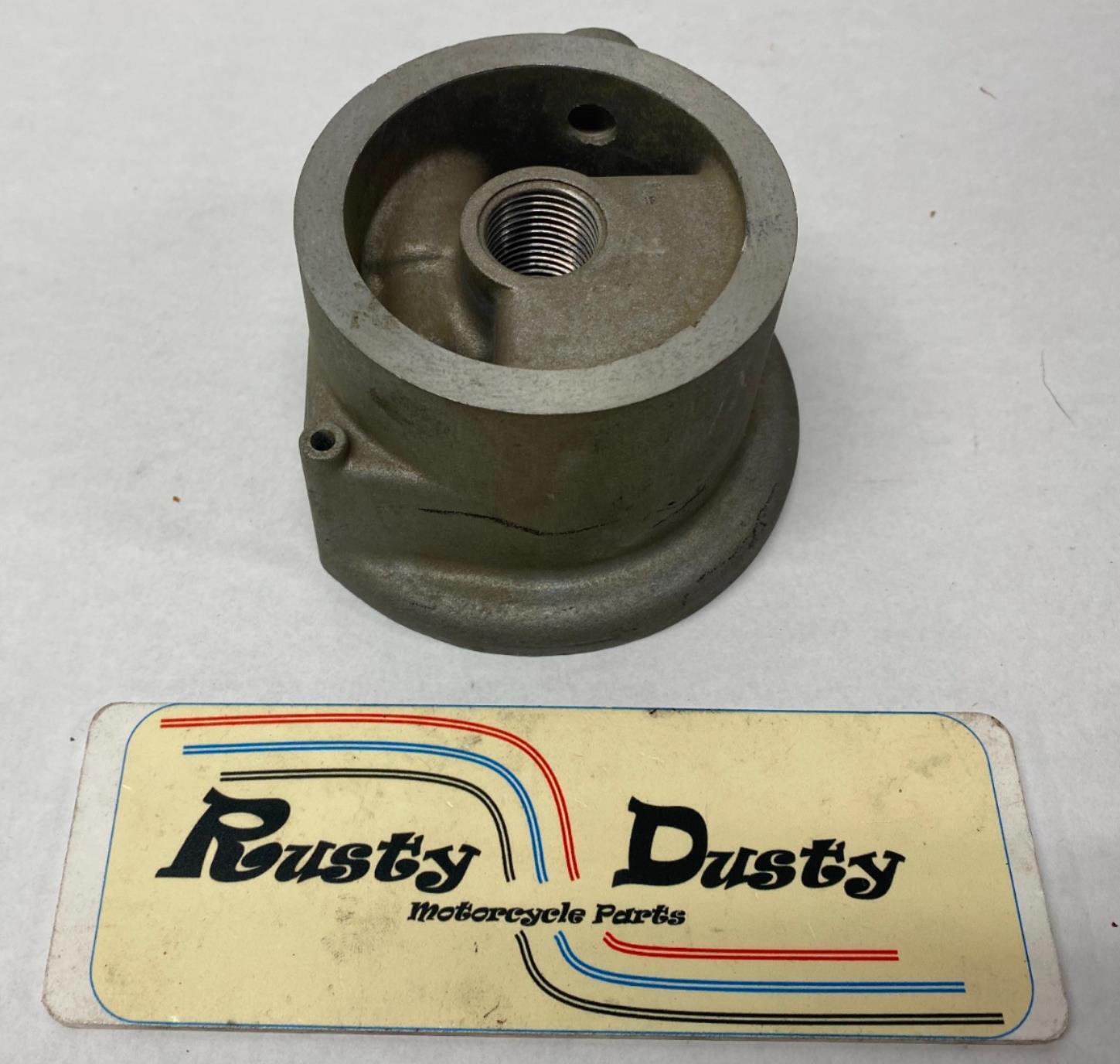 Support de filtre à huile chromé Sportster Harley Davidson REF OEM : 26209-84
