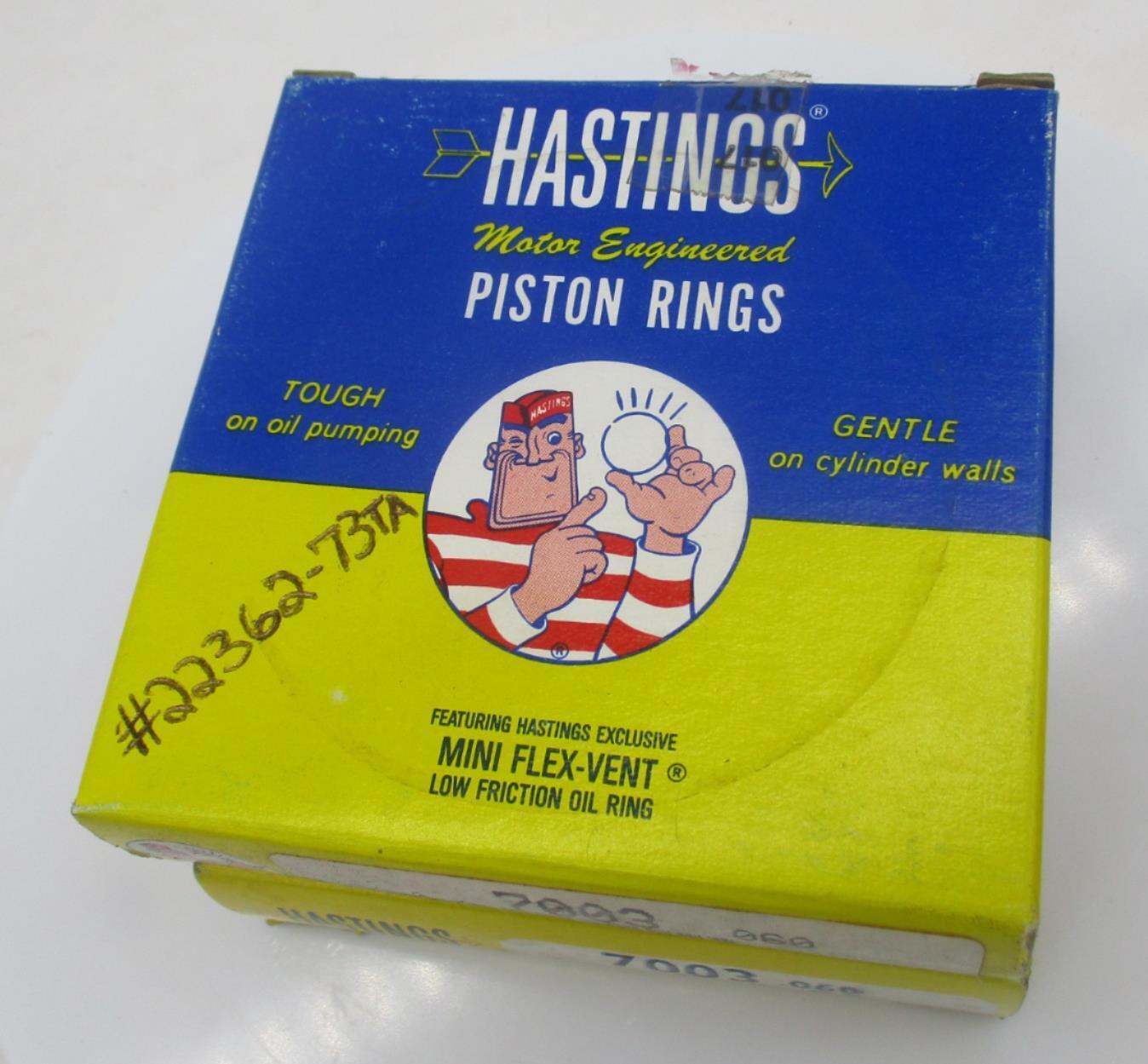 Harley Davidson Hastings Piston Ring Set 7003-060 Oversize .060 22362-73TA