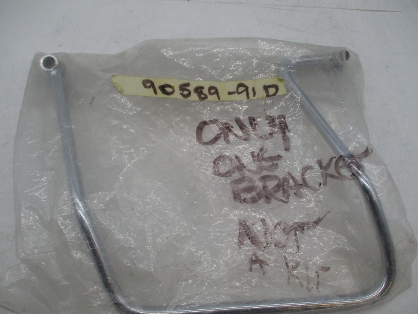 Single Harley Davidson Genuine OEM Chrome Saddlebag Support 90589-91D