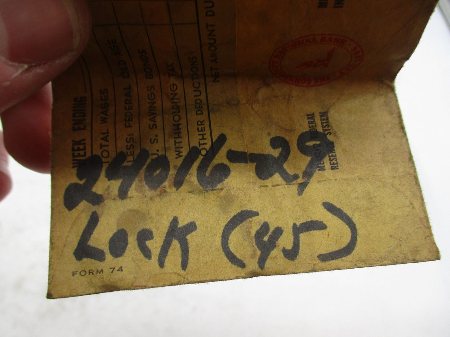 Harley Davidson Genuine NOS Nut Pinion Sprocket Shaft Lock Tab 24016-29