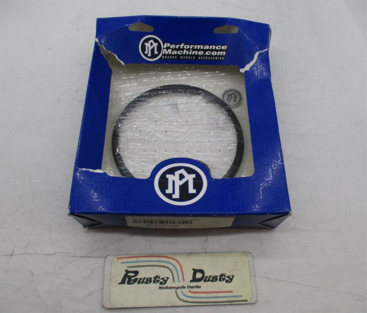 Harley Performance Machine Air Cleaner Trim w/ Logo Badge 0206-2010SYN-BMP