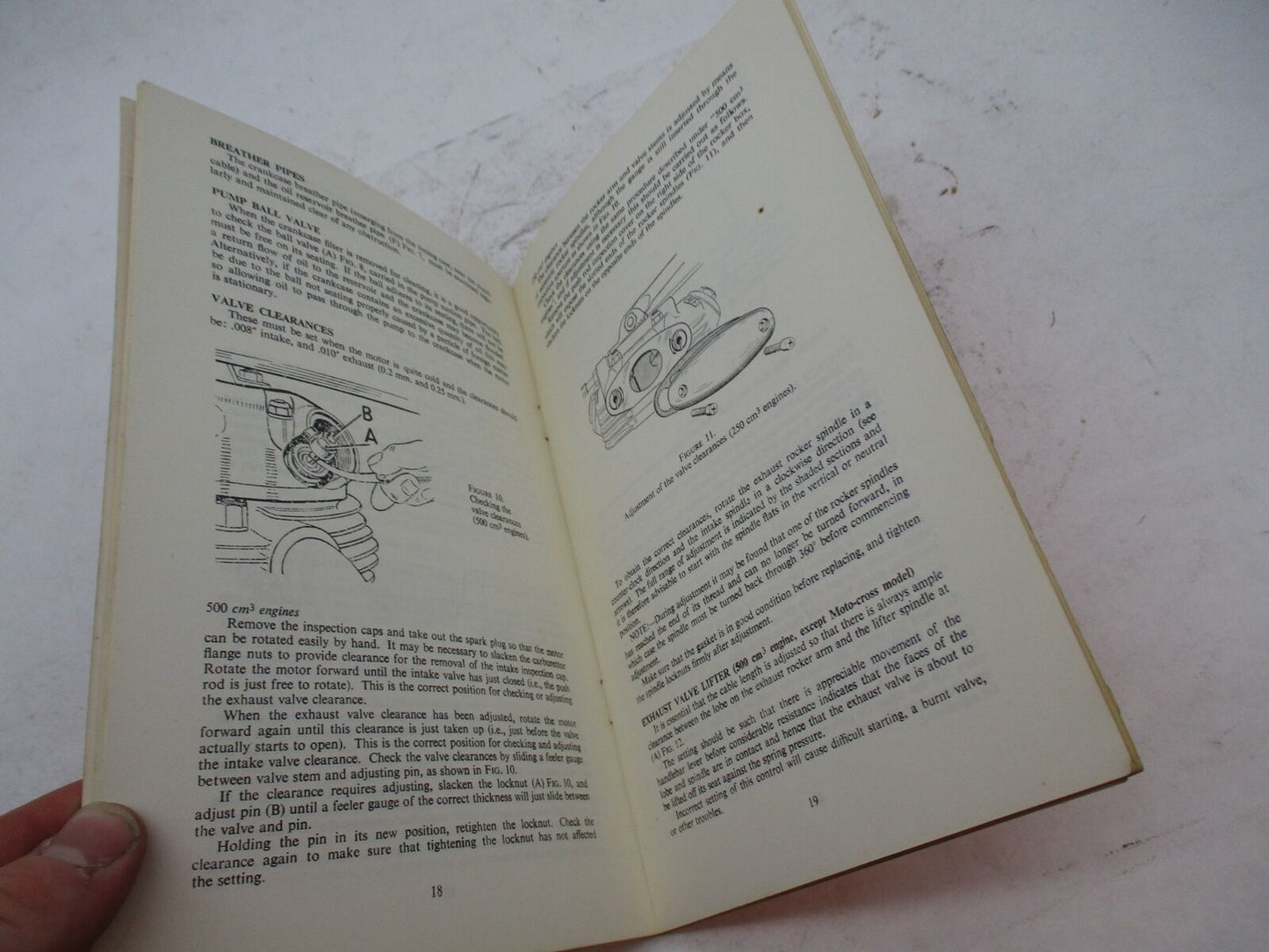 Vintage Original BSA 250 and 500 Owner's Handbook 00-4183