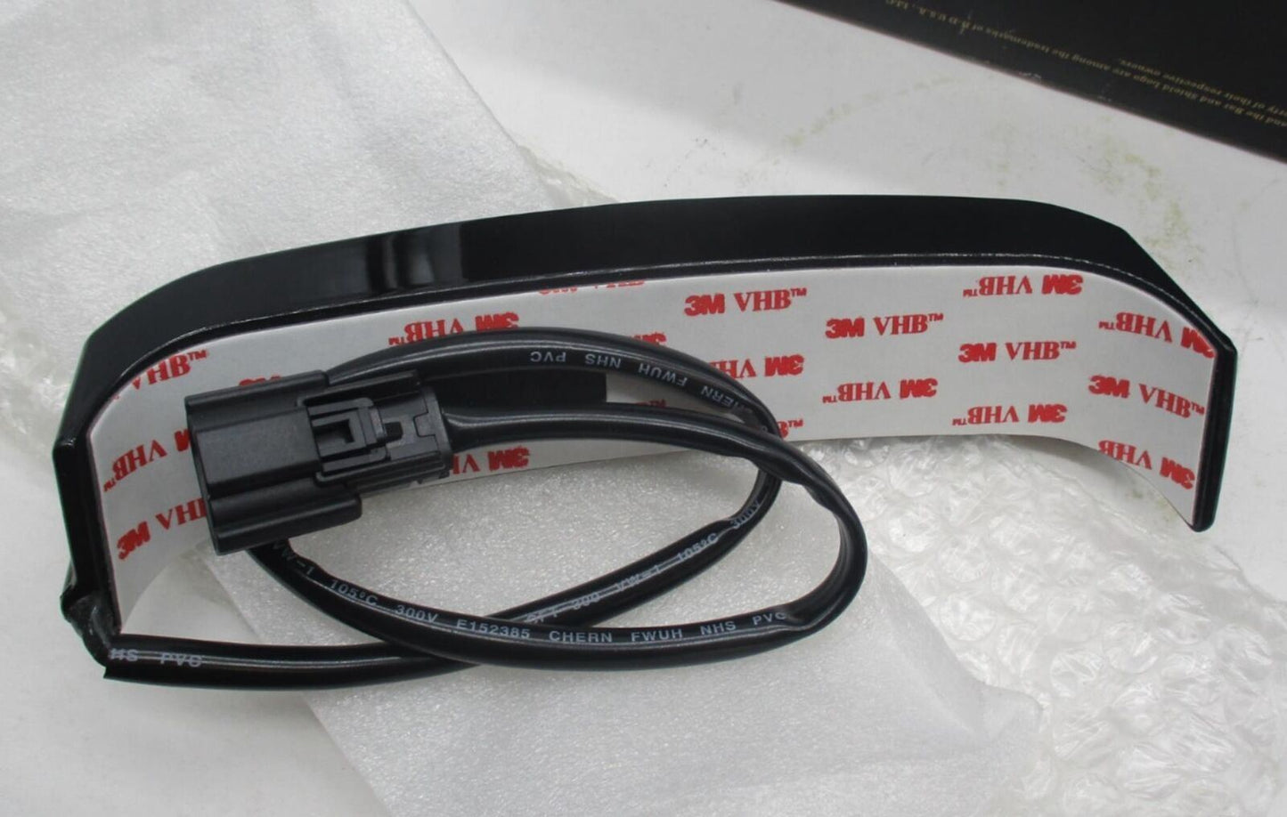 Set of 2 Harley Electra Glo Saddlebag Mounted Run/Brake/Turn Lights Black