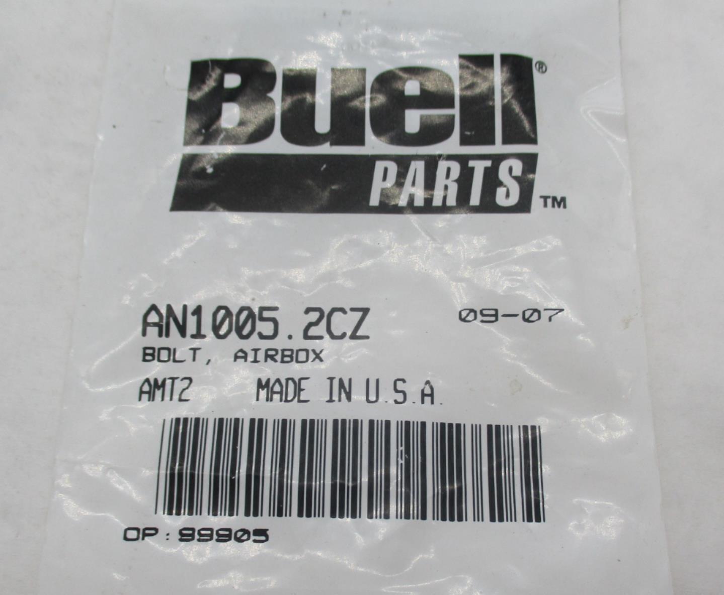 Set of 2 Harley Buell Airbox Bolts AN1005.2CZ