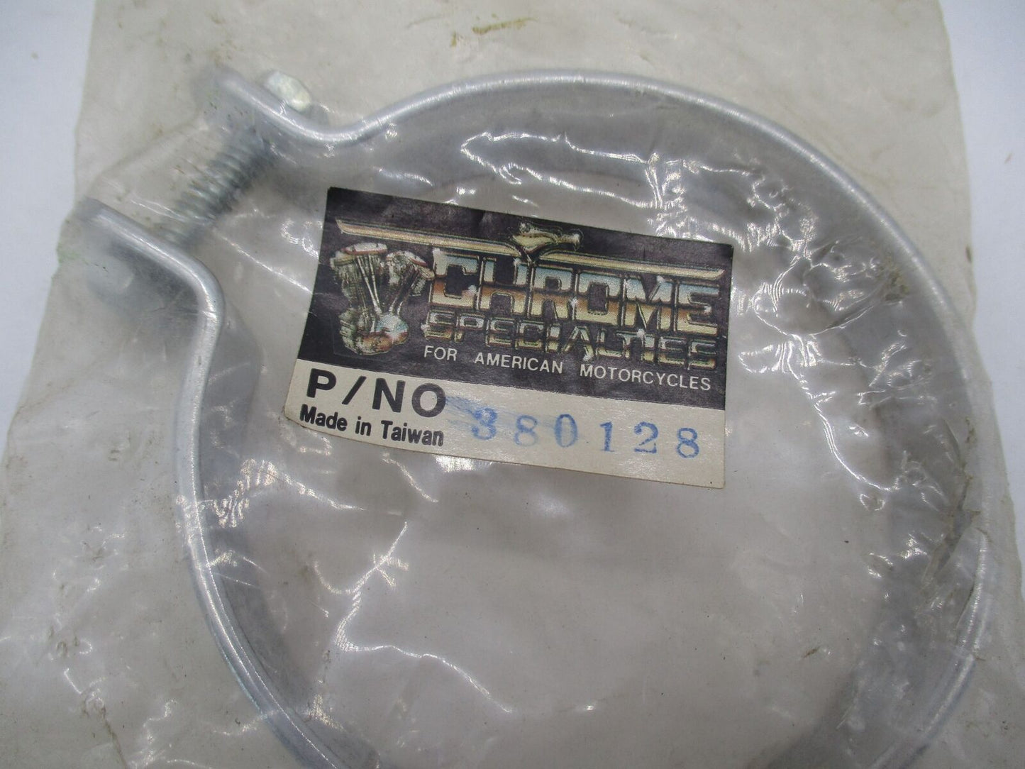 Harley Davidson Chrome Specialties Exhaust Pipe and Muffler Clamp 380128