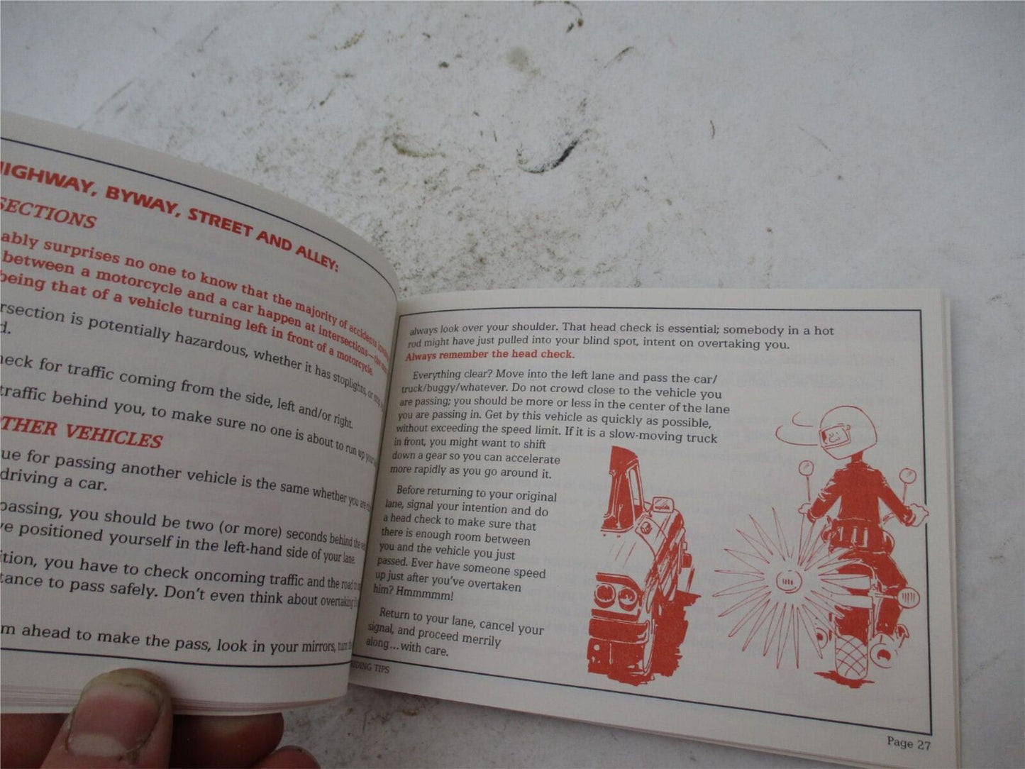 You and Your Motorcycle Riding Tips Book Manual