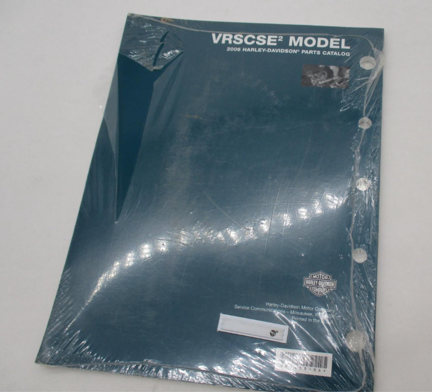 Harley Davidson Official Factory 2006 VRSCSE Model Parts Catalog 99458-06