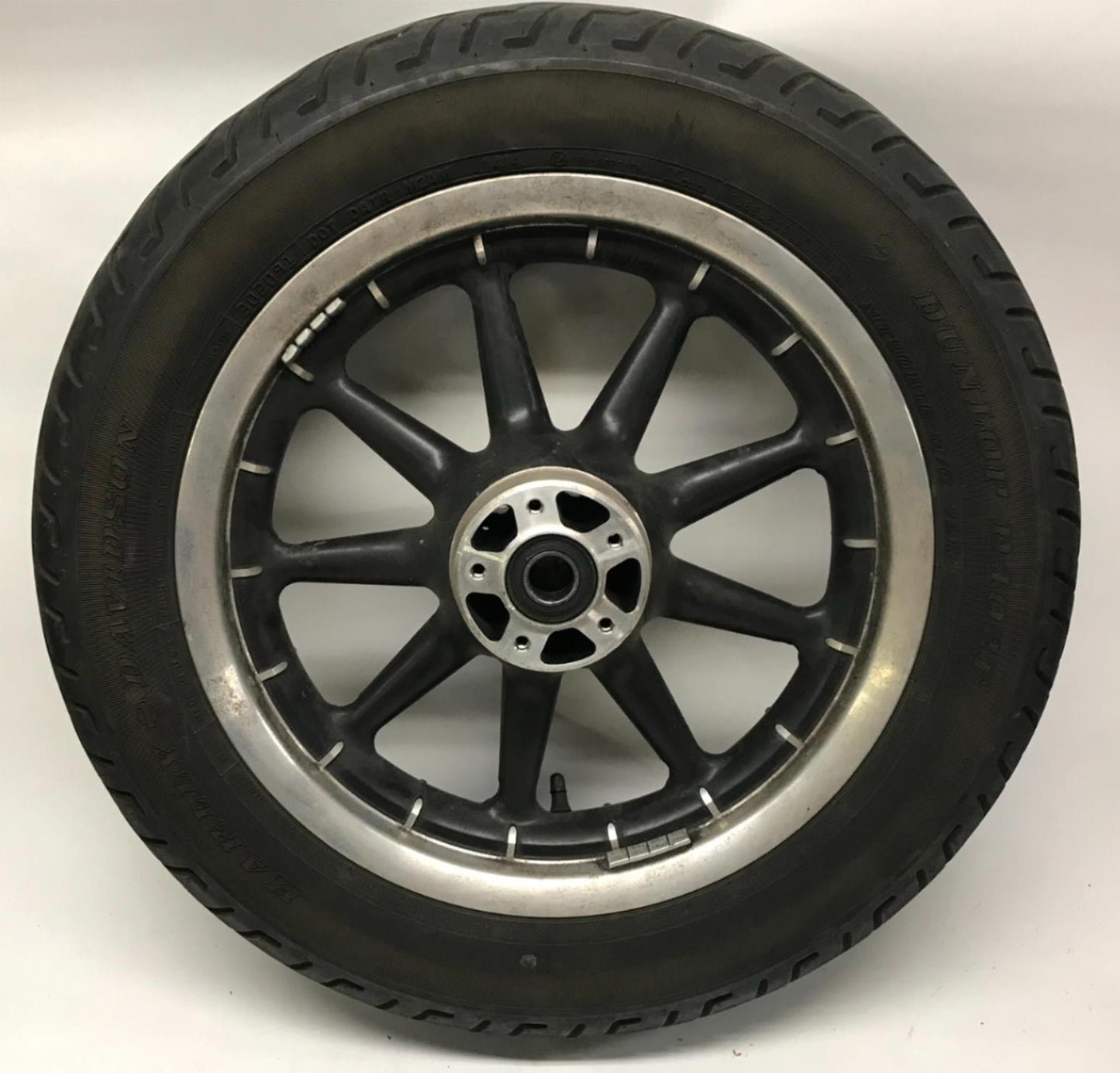 Harley Davidson 16x3 Front Wheel Touring 9 Spoke Black with Tire