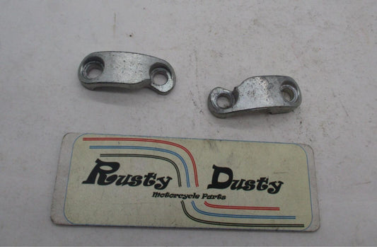 Lot of 2 Harley Davidson Same Side Handlebar Riser Clamps Straps Touring Models