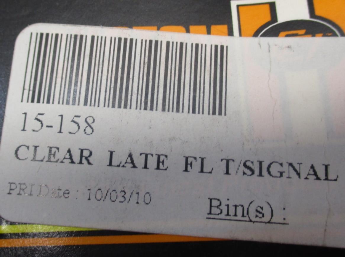 Custom Chrome 15-158 Harley Davidson Clear Turn Signal Lens Late FL