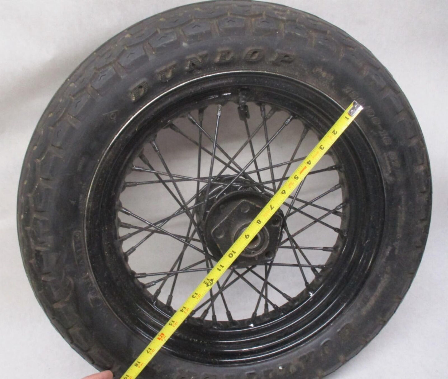 Harley Shovelhead Super Glide Rear Wheel Spoke w/ Tire 40981-73 3/4" Axle