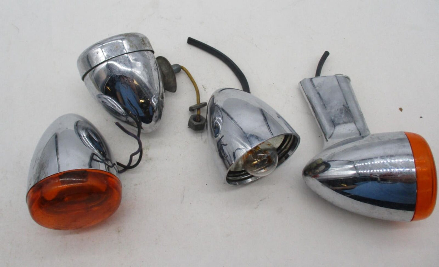 Mixed Lot of Harley Davidson Genuine Bullet Turn Signals Housings & Parts