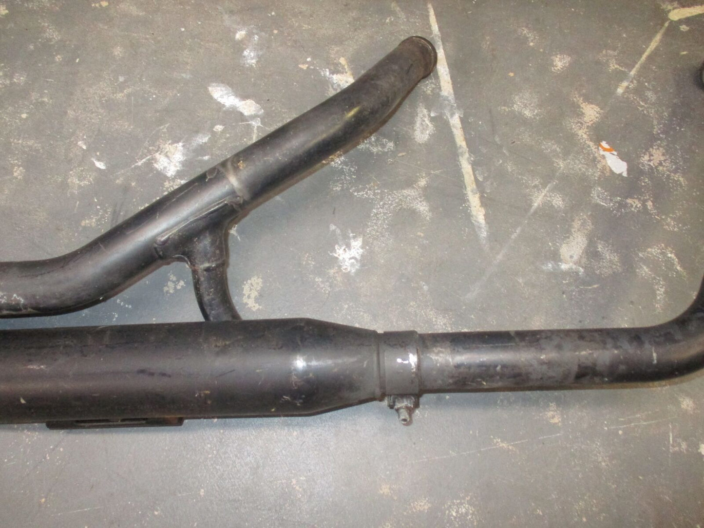 Harley Davidson FXS Blackline Softail Stock Black Exhaust Pipe System 65953-01