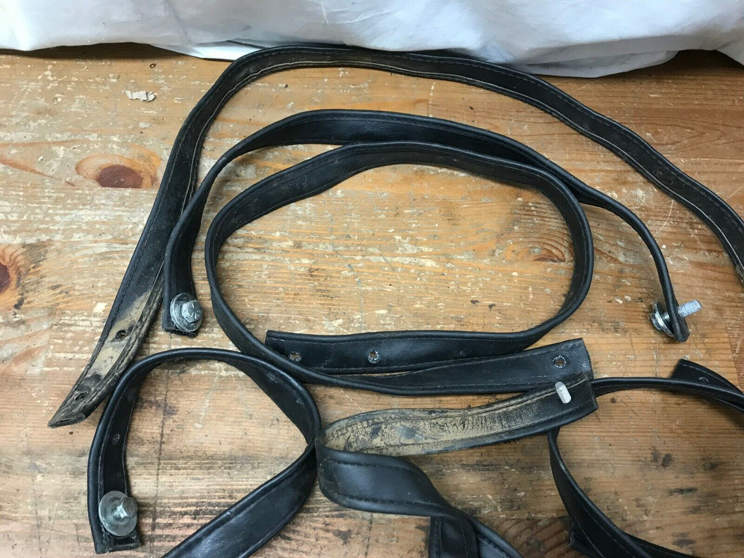 Mixed Lot (8) Harley Davidson Mixed Lot of grab Seat Passenger Straps black