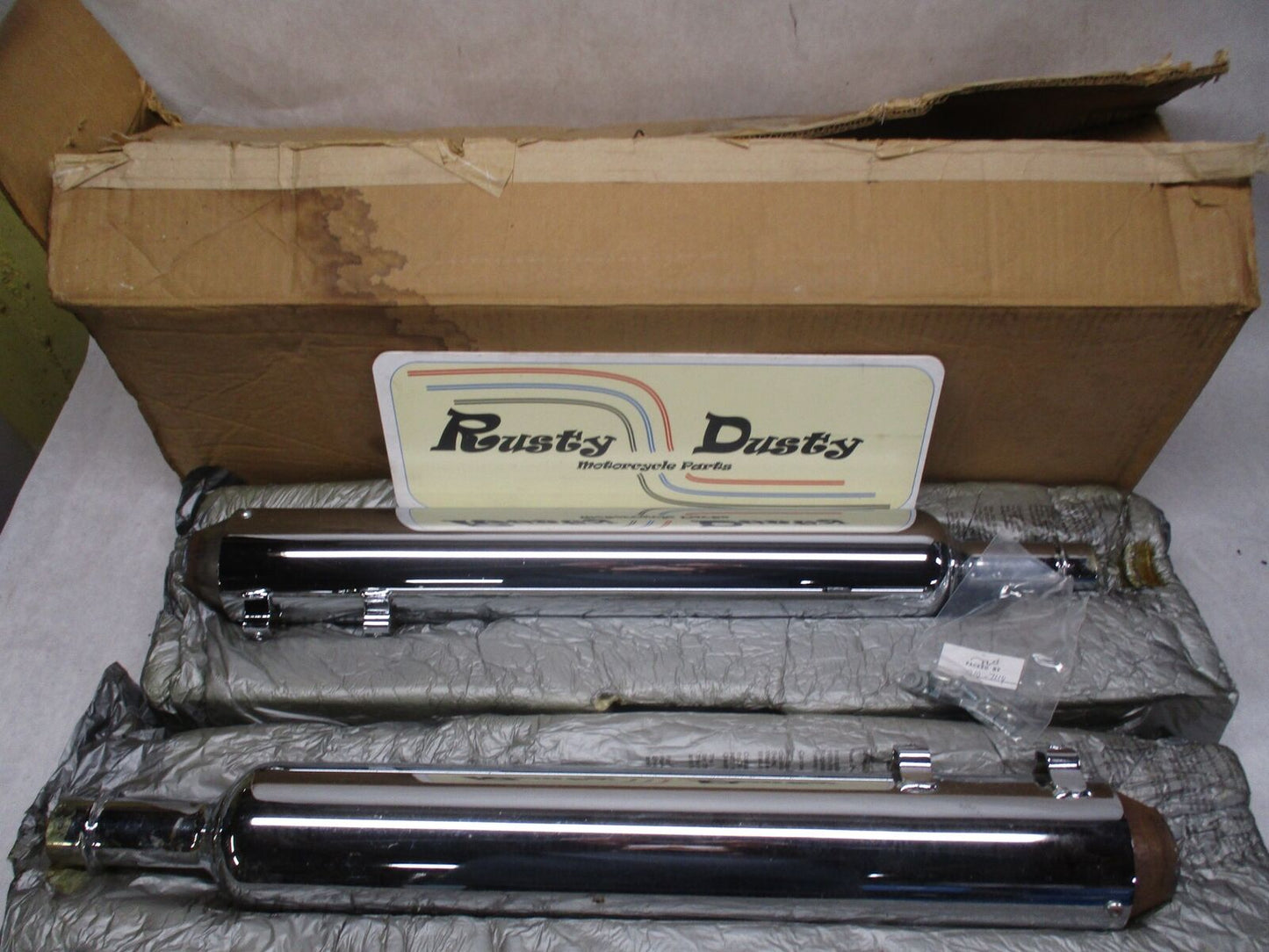 Harley Genuine Screamin Eagle NOS Exhaust Muffler Pipes '85 - 94 FLT 65114-98