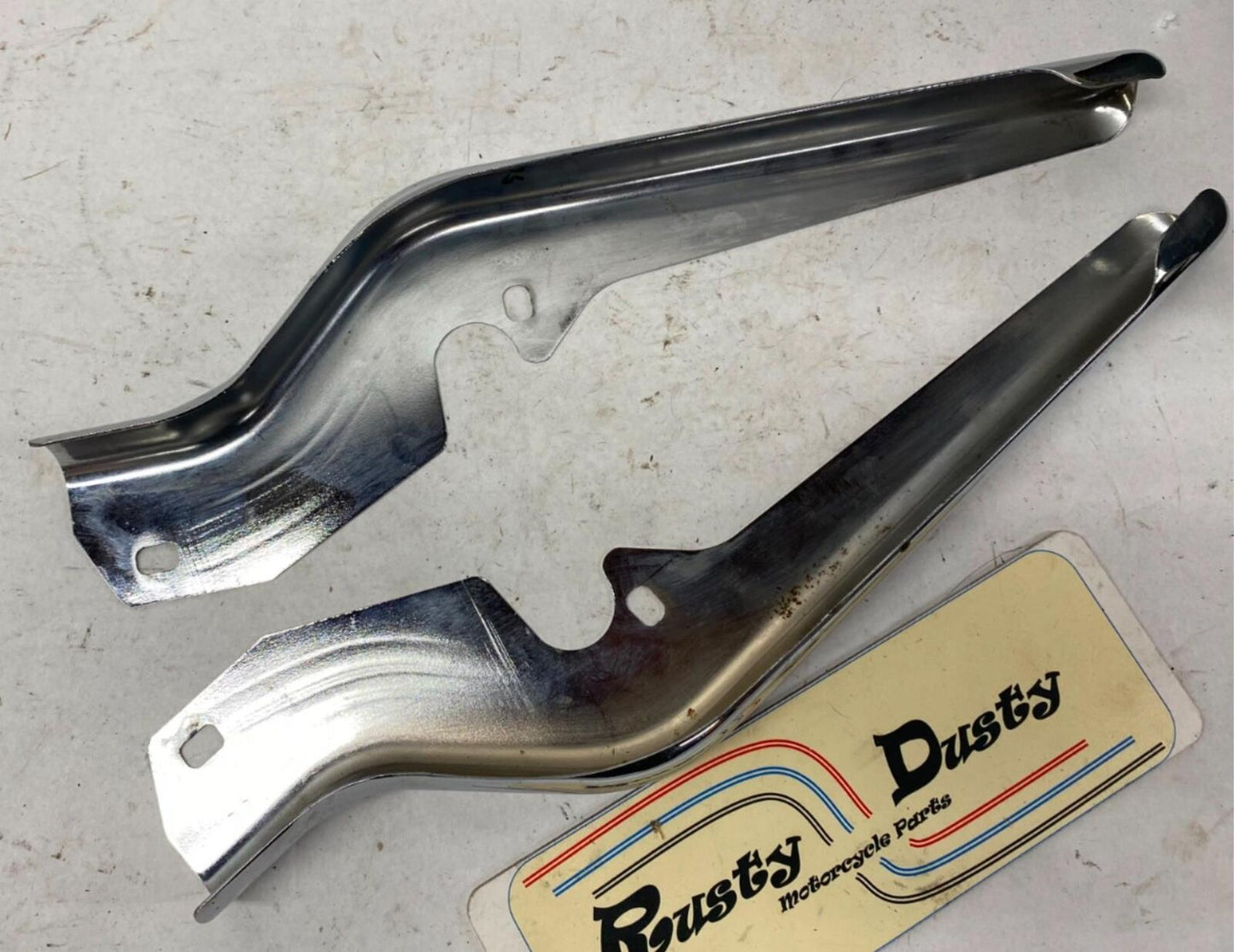 Harley Chrome Rear Fender Streets Touring Pair Set Road King