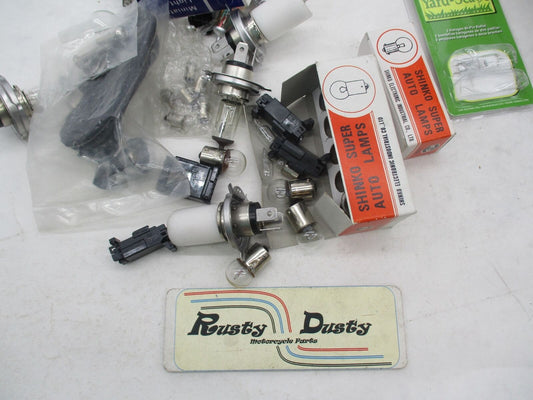 Mixed lot of Harley Davidson Light Lamp Bulbs Headlight Indicator Lights Bulbs