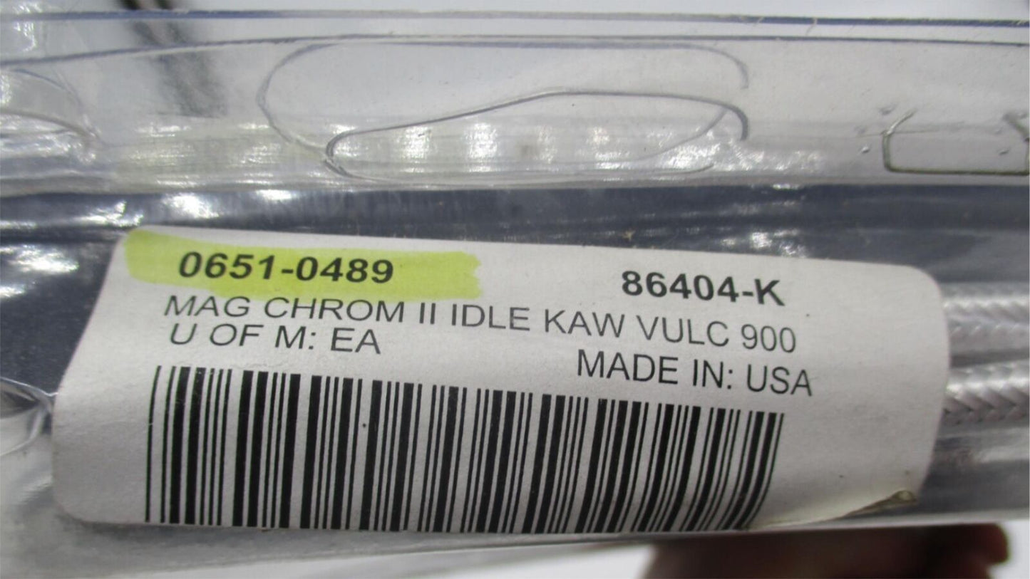 Magnum Sterling Chromite II Braided Idle Cable Kawasaki Vulcan 900 0651-0489