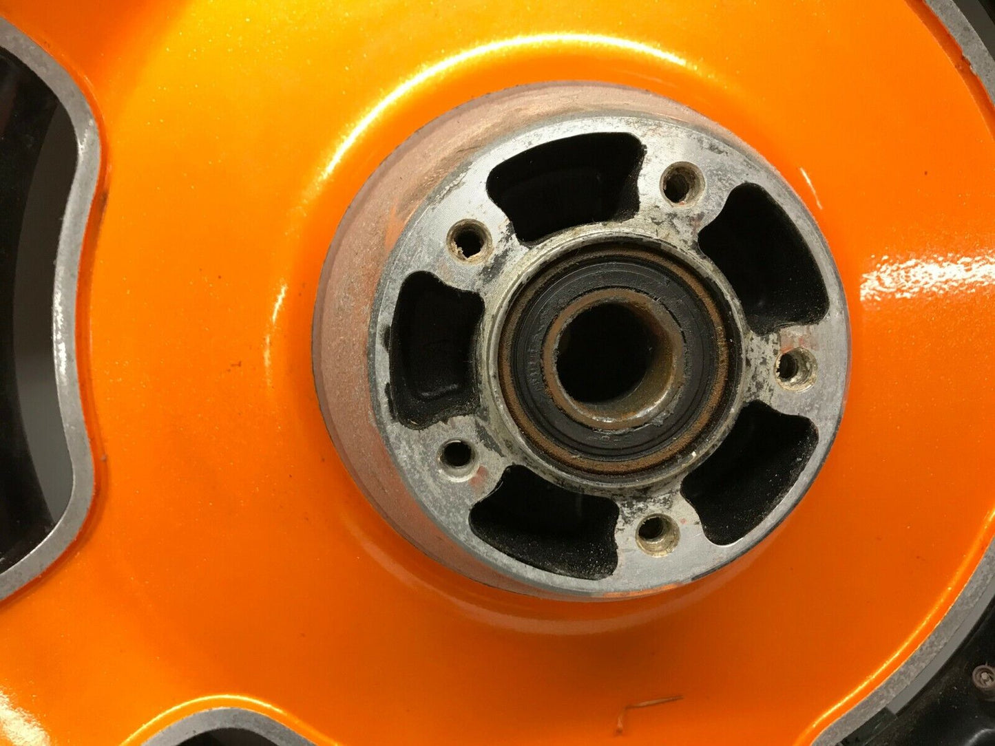 Genuine OEM Harley Touring Road King 16x3 Front Wheel Rim Powder Coated Orange