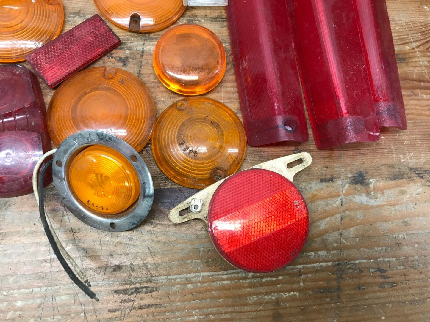 Mixed Lot of Harley Davidson Chopper Turn Signal Blinker Brake Light Lenses part
