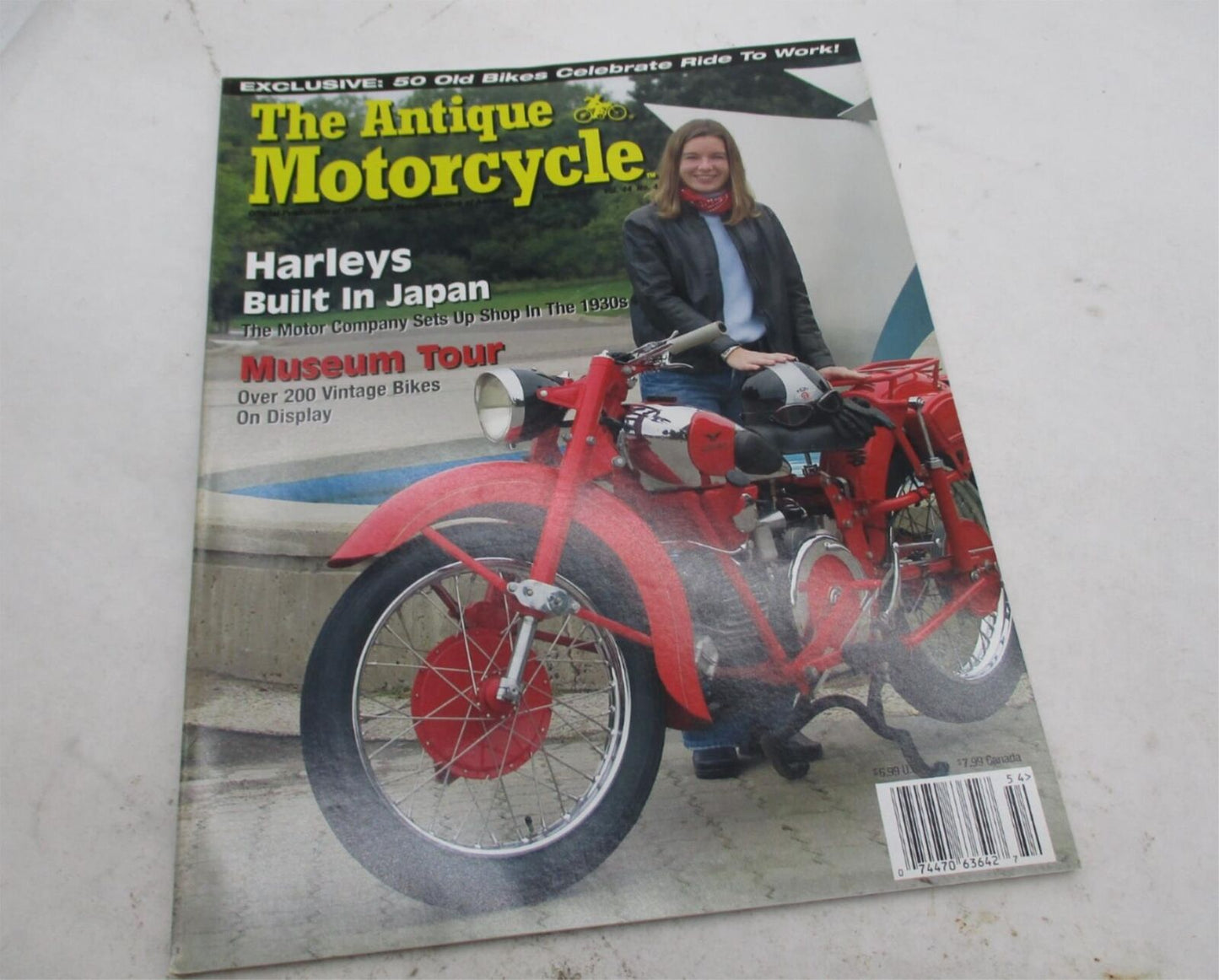 Complete Set of 4 The Antique Motorcycle Magazines All Issues from 2005 Vol. 44