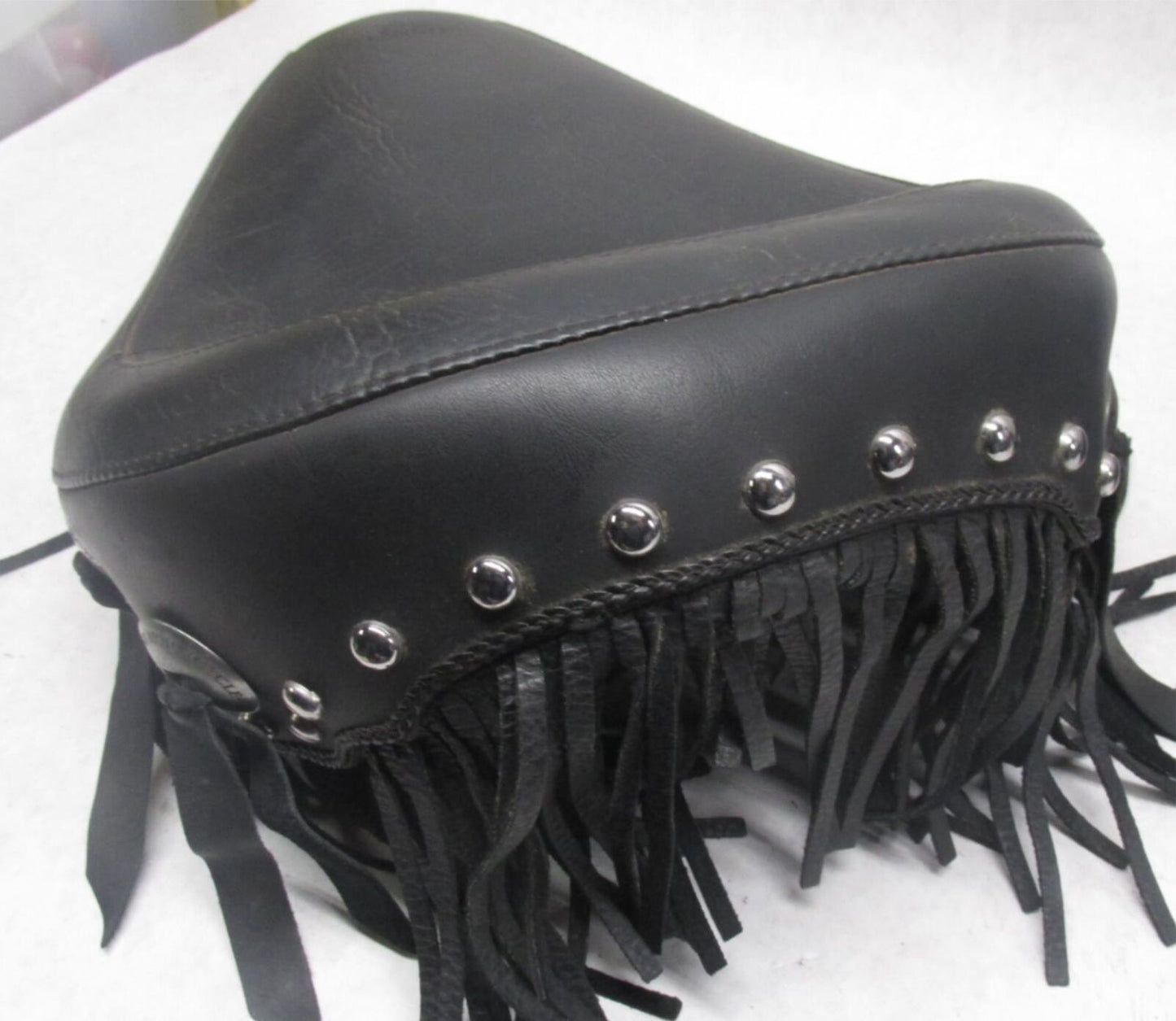 Harley Davidson Mustang Seat Chrome Studded with Conchos FX FL 58-84 75496 75340