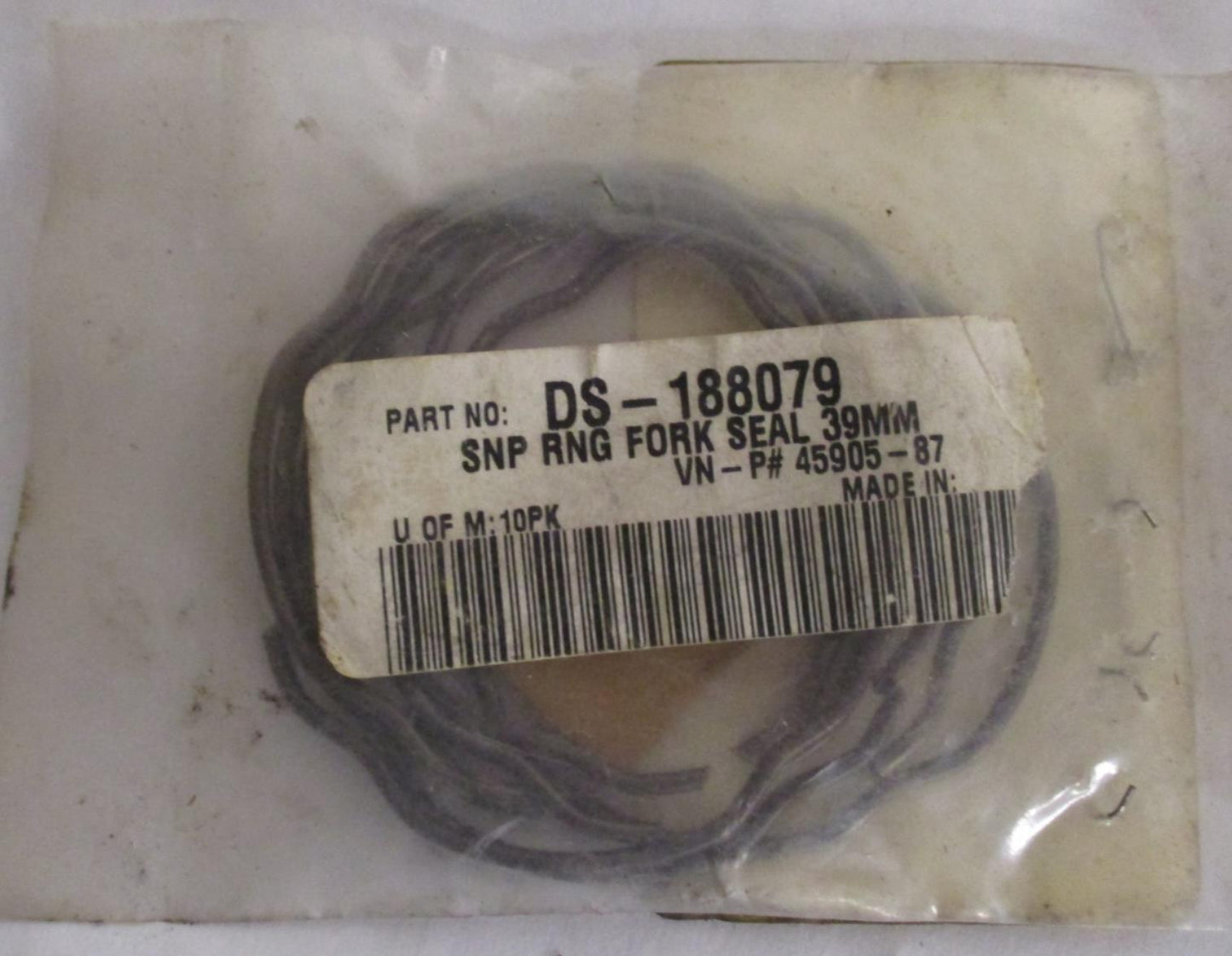 Pack of 6 Harley-Davidson Retaining Rings Oil Fork Seals 45905-87