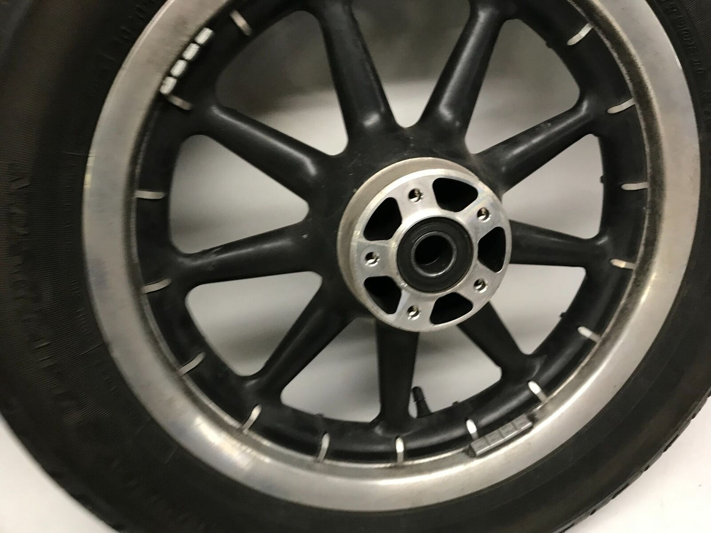 Harley Davidson 16x3 Front Wheel Touring 9 Spoke Black with Tire