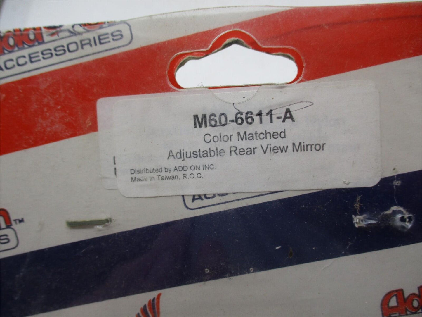 Add On Honda Goldwing Color Matched Adjustable Rear View Mirror M60-6611-A