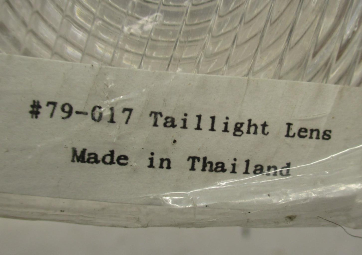 Custom Chrome Harley Davidson Tail Light Clear Lens 79-017