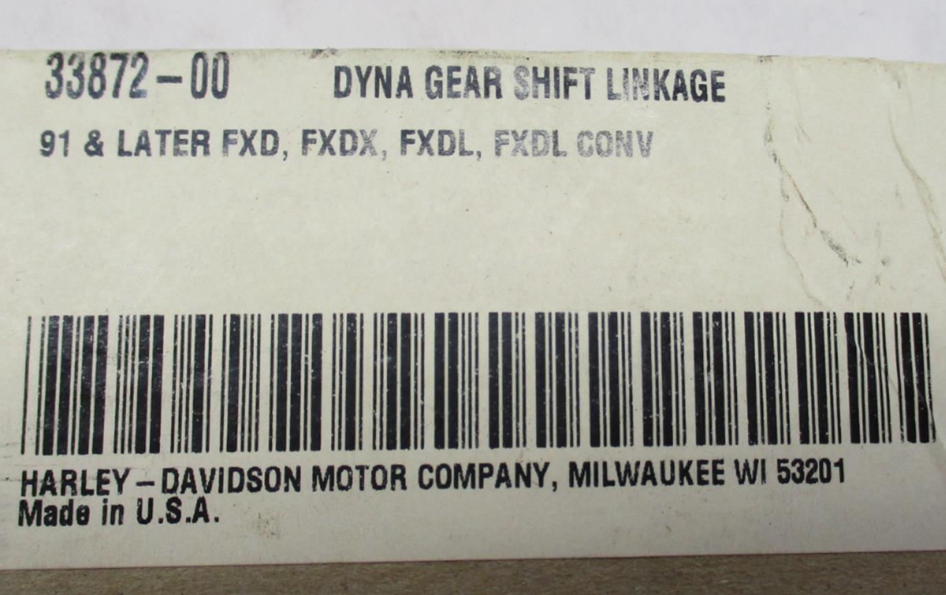 Harley Davidson FX FXD Dyna Gear Shift Linkage 33872-00 missing parts