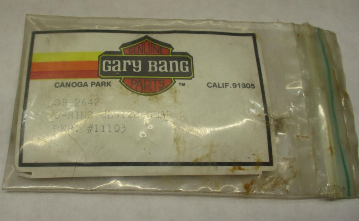 GB-2642 Gary Bang Harley Davidson Sportster O-Ring Clutch Gear Qty 10