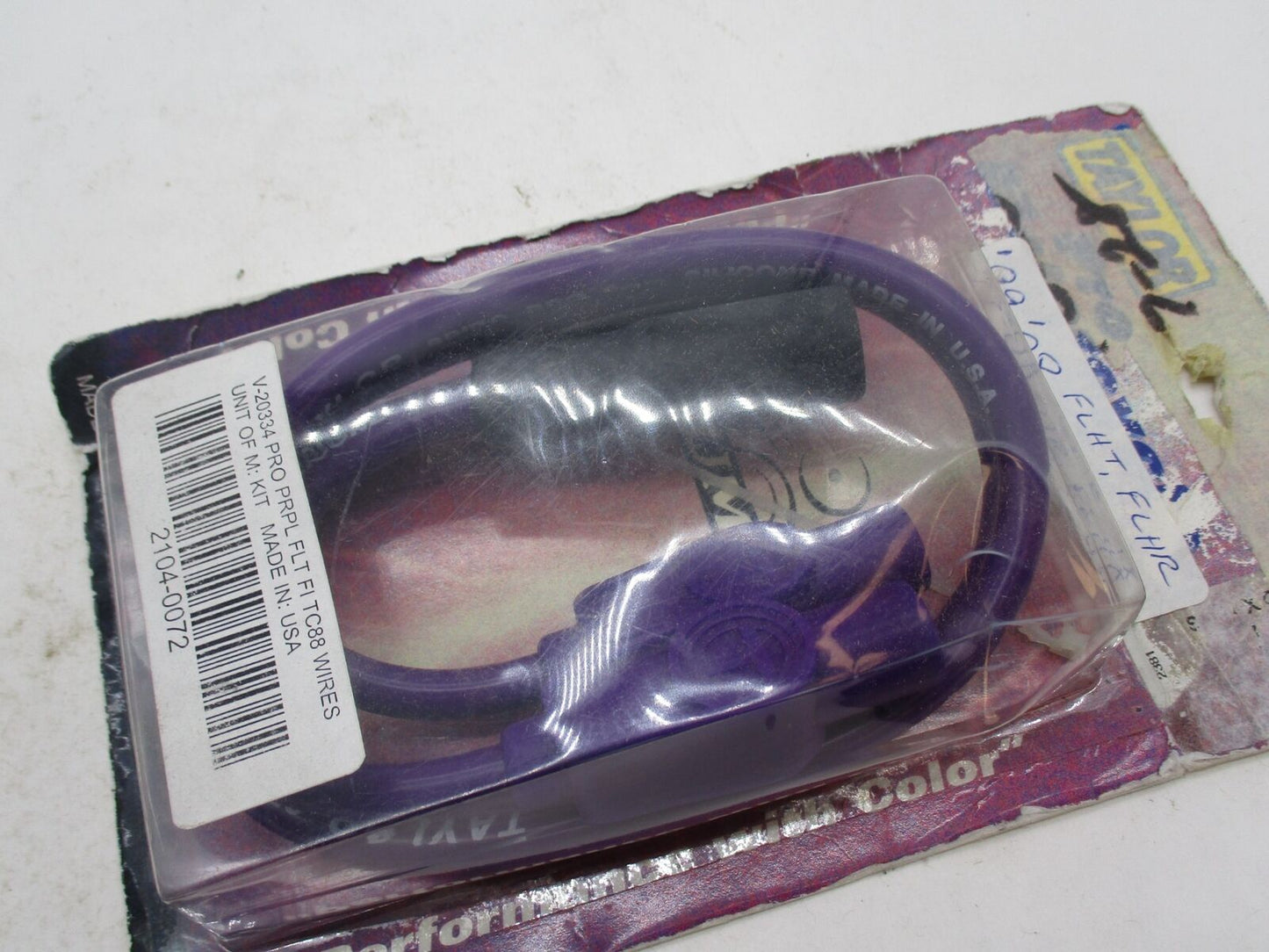 Harley FLHT FLHR 99-08 Sumax V-20334 Ignition Spark Plug Wires Purple 2104-0072