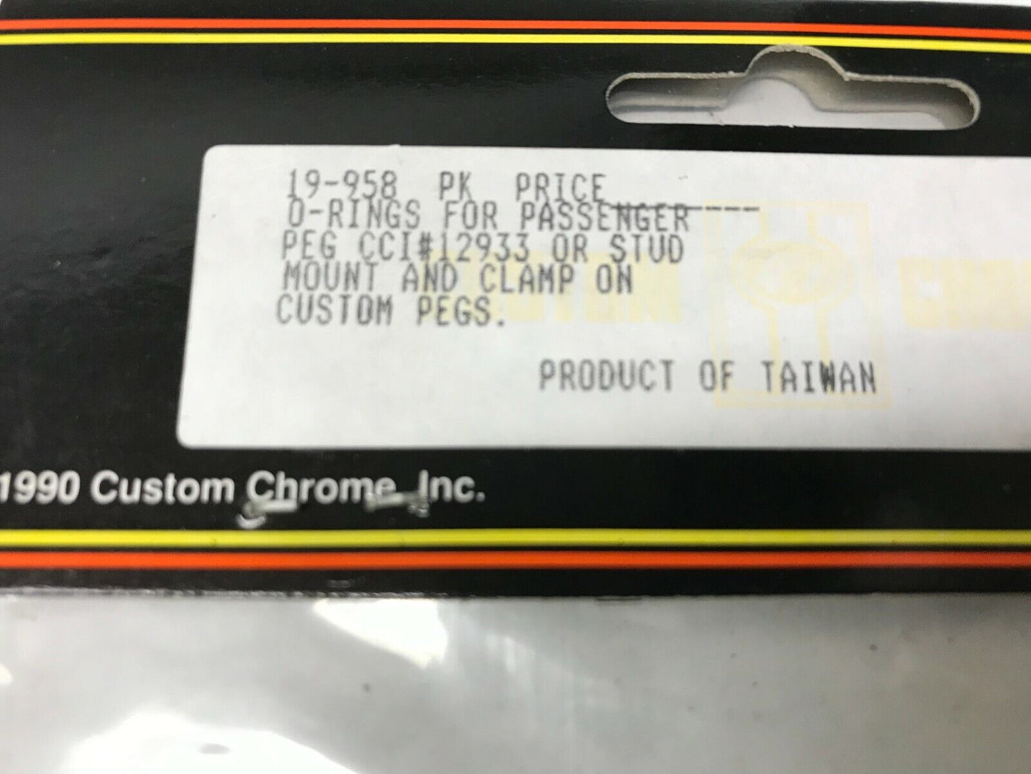 14 O-Rings Custom C Passenger Peg 12933 Stud Mount Clamp Harley Motorcycle 19958